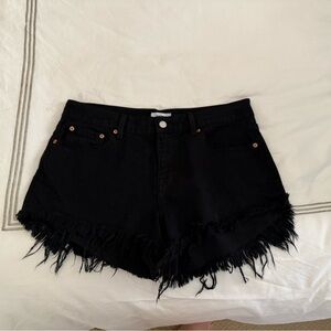 Pistola Black Jean Shorts